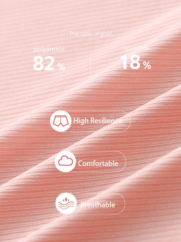 3-Pack Men's Ice Silk Trunks with Bullet-Style Separation and Enlarging Effect