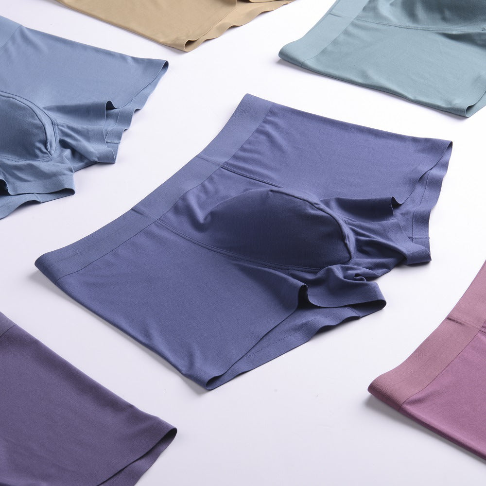 快適なプレーンモダールボクサーブリーフ。男性用快適な下着。