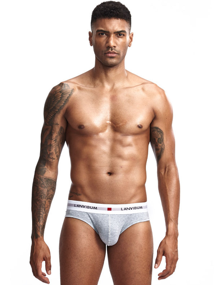 3 Pack Men's Breathable Big Pouch Briefs