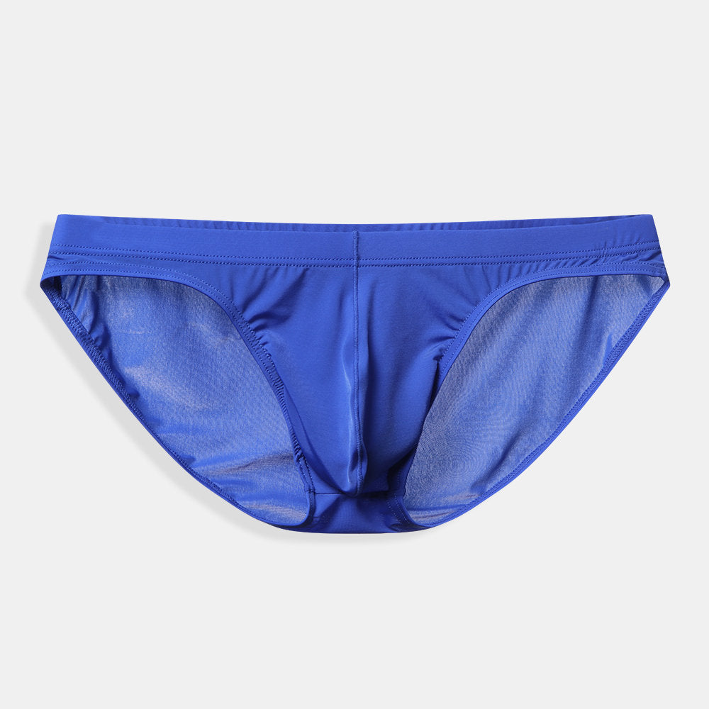 Low Waist Ice Silk Transparent Seamless Underwear