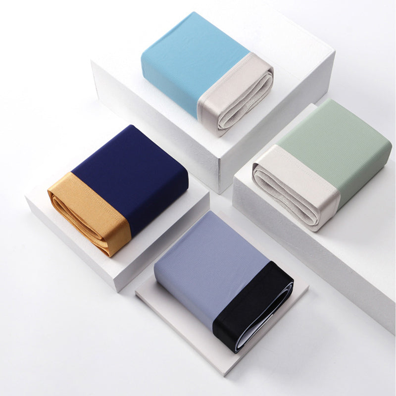 Mens Ice Silk Breathable Boxer Briefs