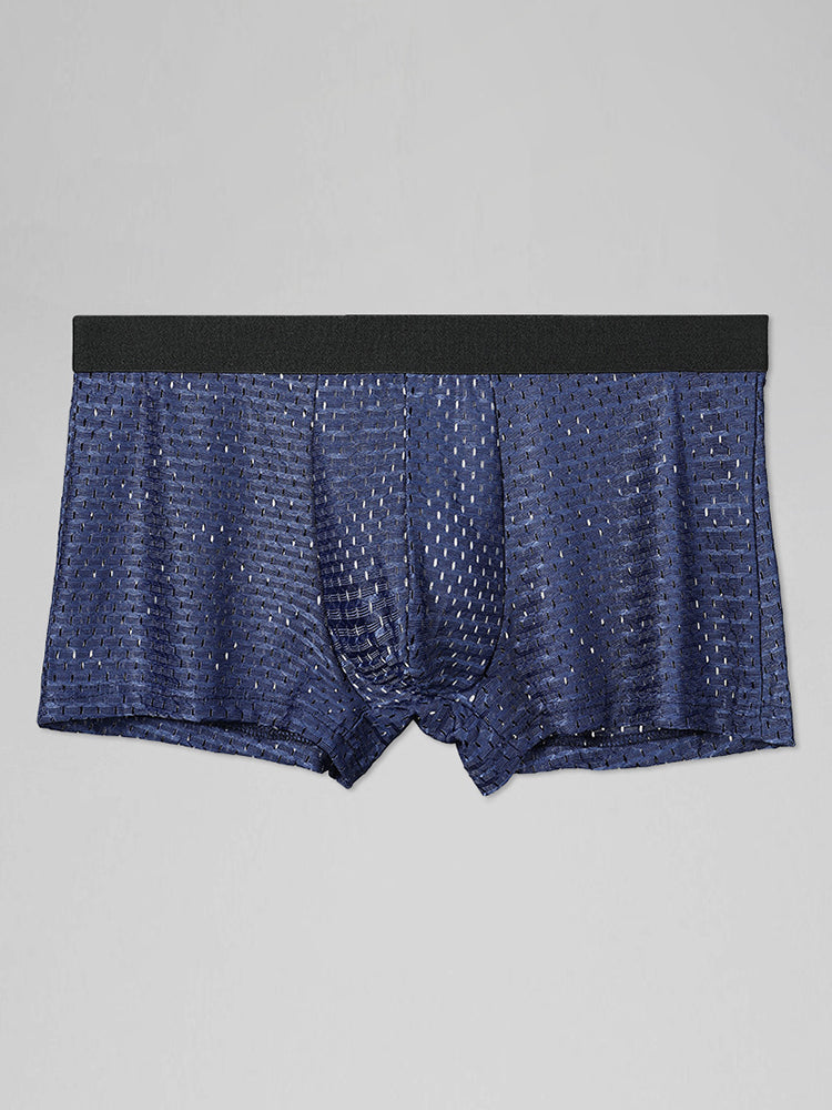 4 Pack Mesh Ice Silk Cool Fresh Men's Trunks