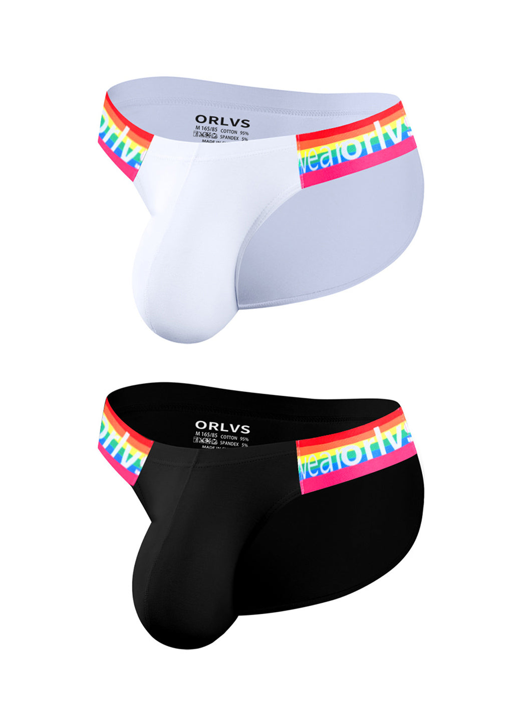 2 Pack Men's Sexy Rainbow Bikinis