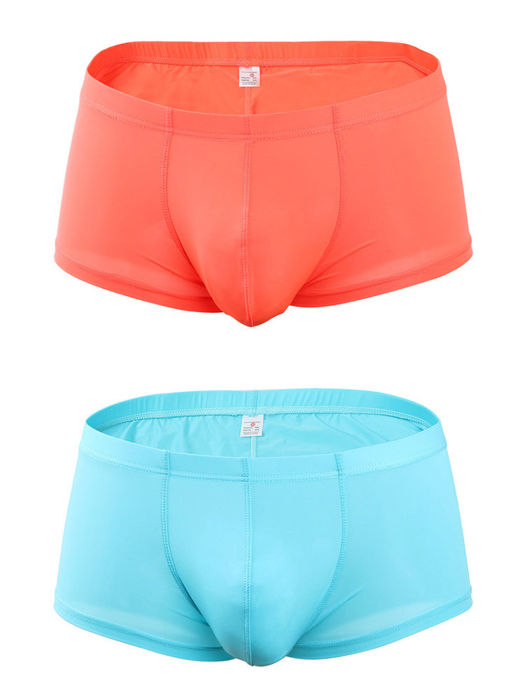 2 Pack Mesh Enlarged Pouch Snug Fit Underwear