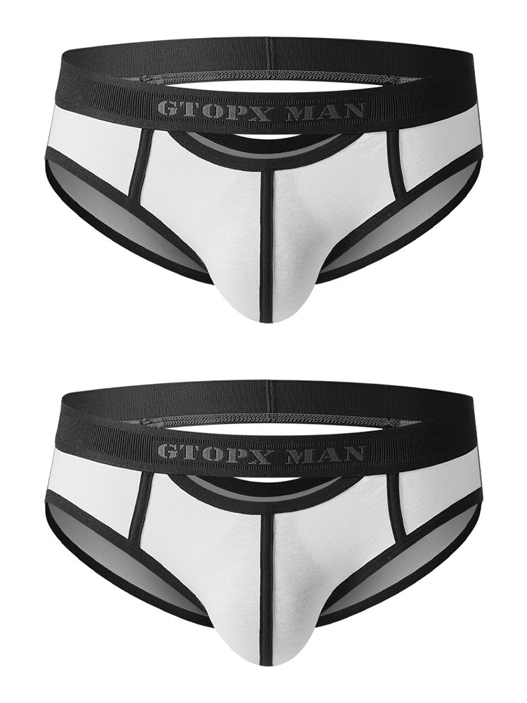 メンズ スプライスライン Uコンベックスポーチ コットンブリーフ