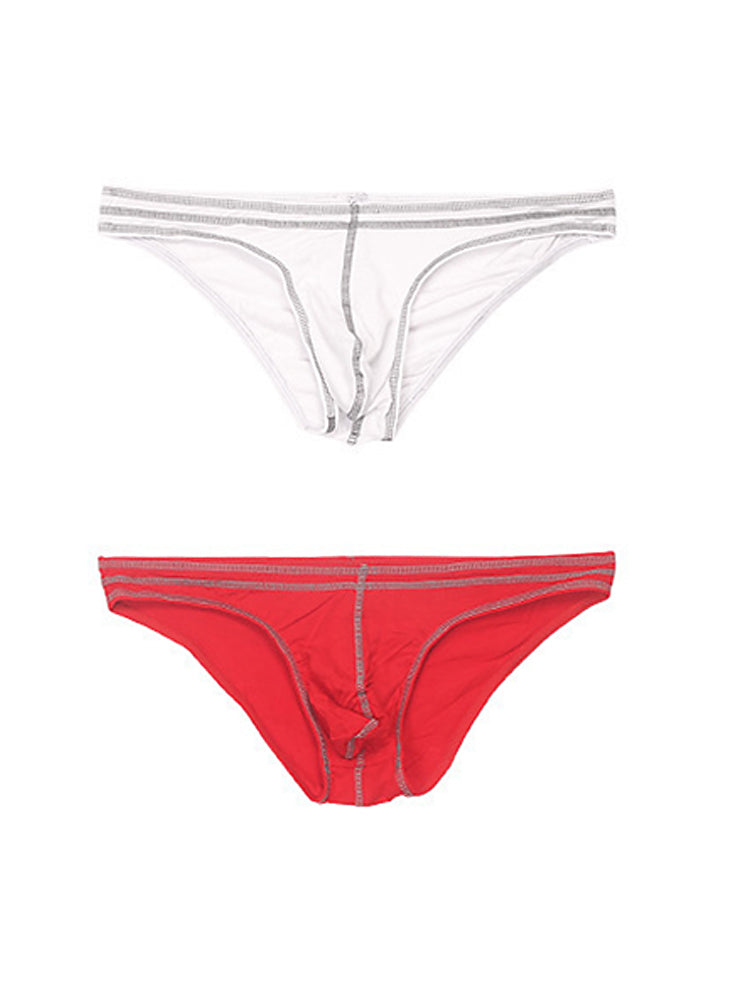 2 Pack Men's Sexy U Convex Pouch Bikini