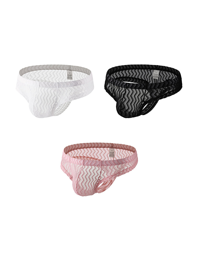 3-pack Men's Sexy Lace Thong