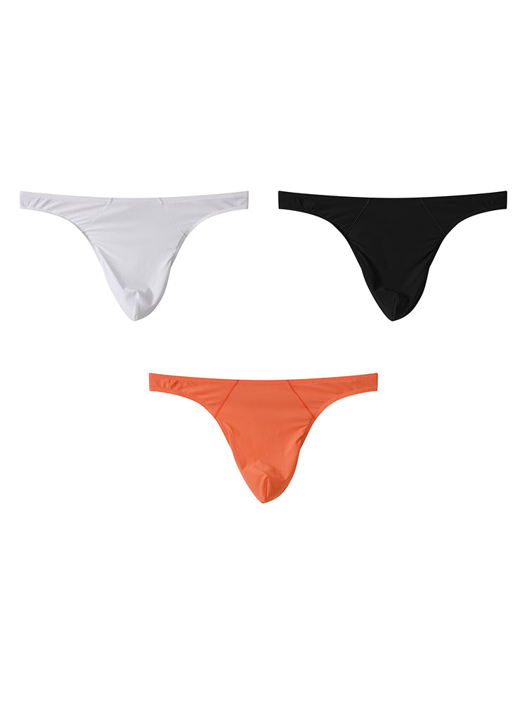 3-pack Men's Low Waist Sexy Mesh Thong