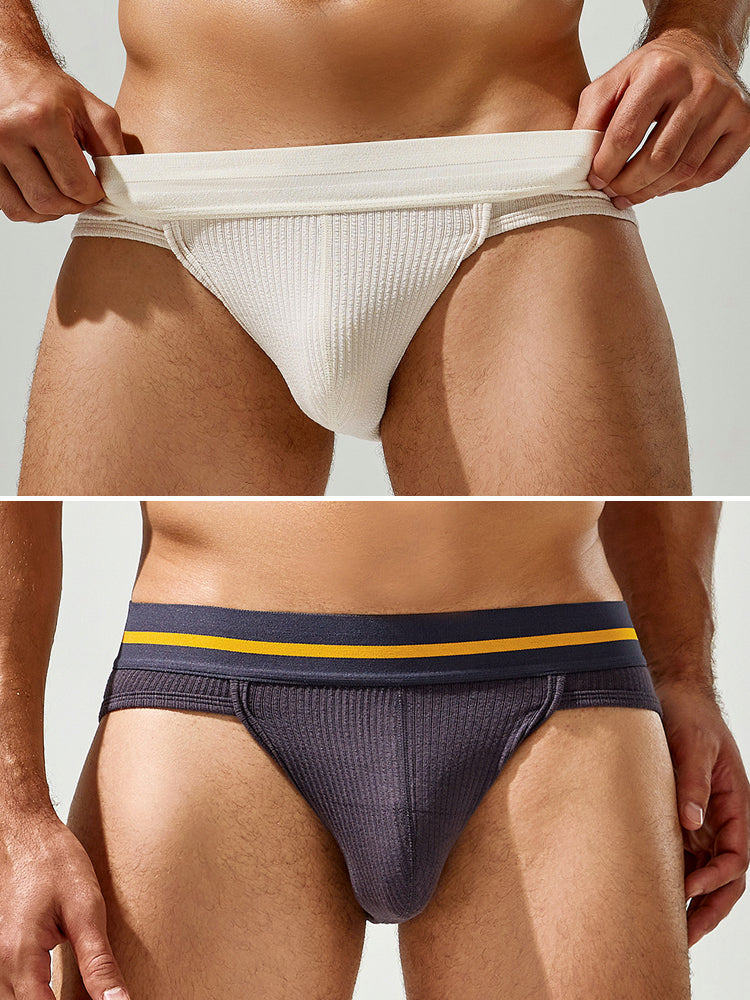 Sexy Spliced Color Briefs For Men