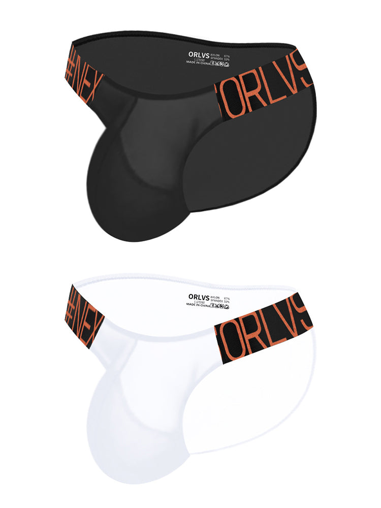 2-Pack Breathable Comfort High Slit Men's Briefs