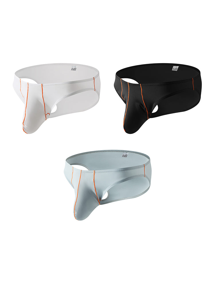 メンズUポーチアイスシルクブリーフ3枚組