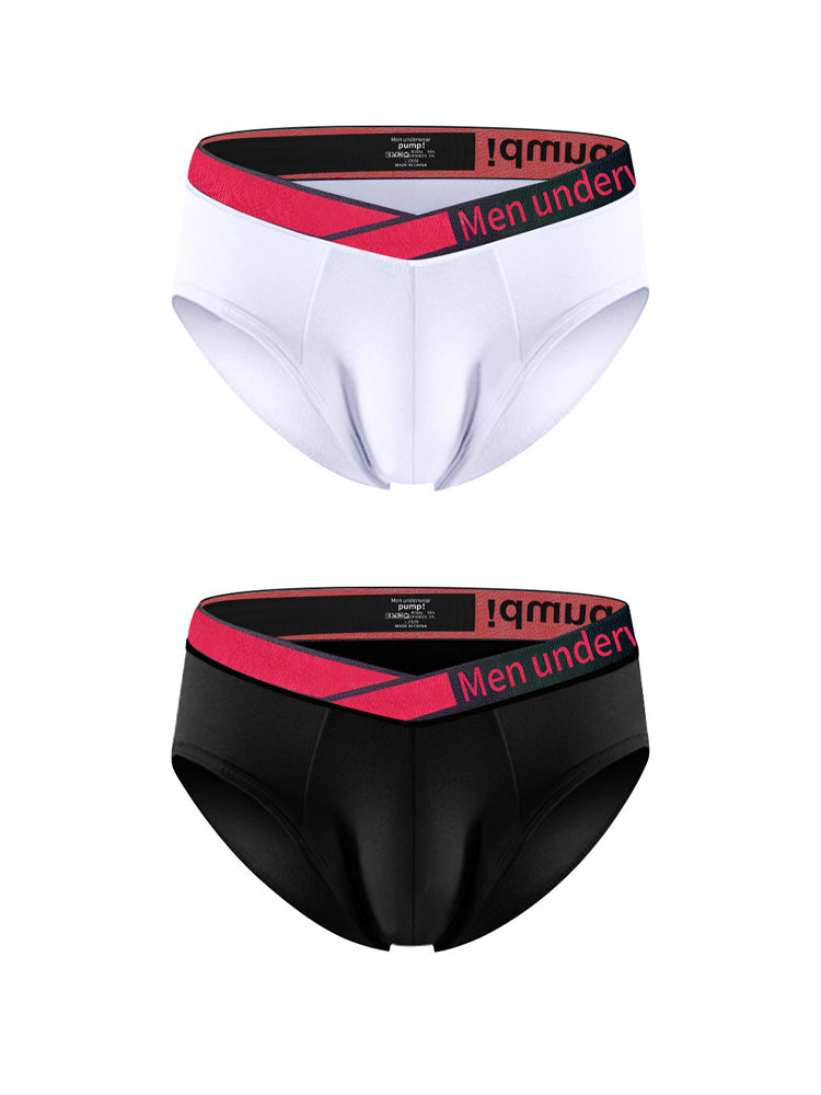 2 Pack Men's V Waistband Modal Briefs
