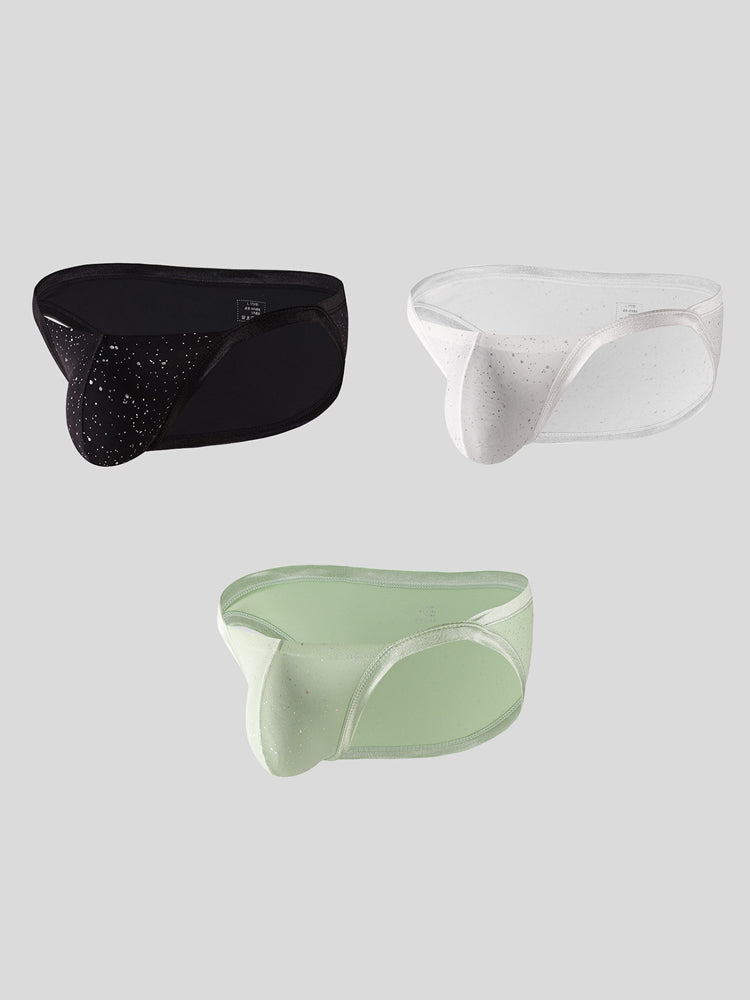 3 Pack Men's U-Convex Pouch Sexy Briefs