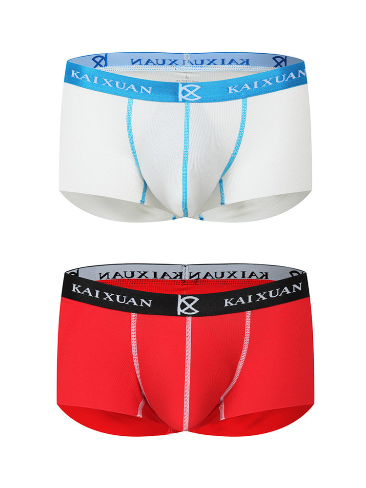 メンズ モダール シンプル 肌に優しいトランクス 2枚組