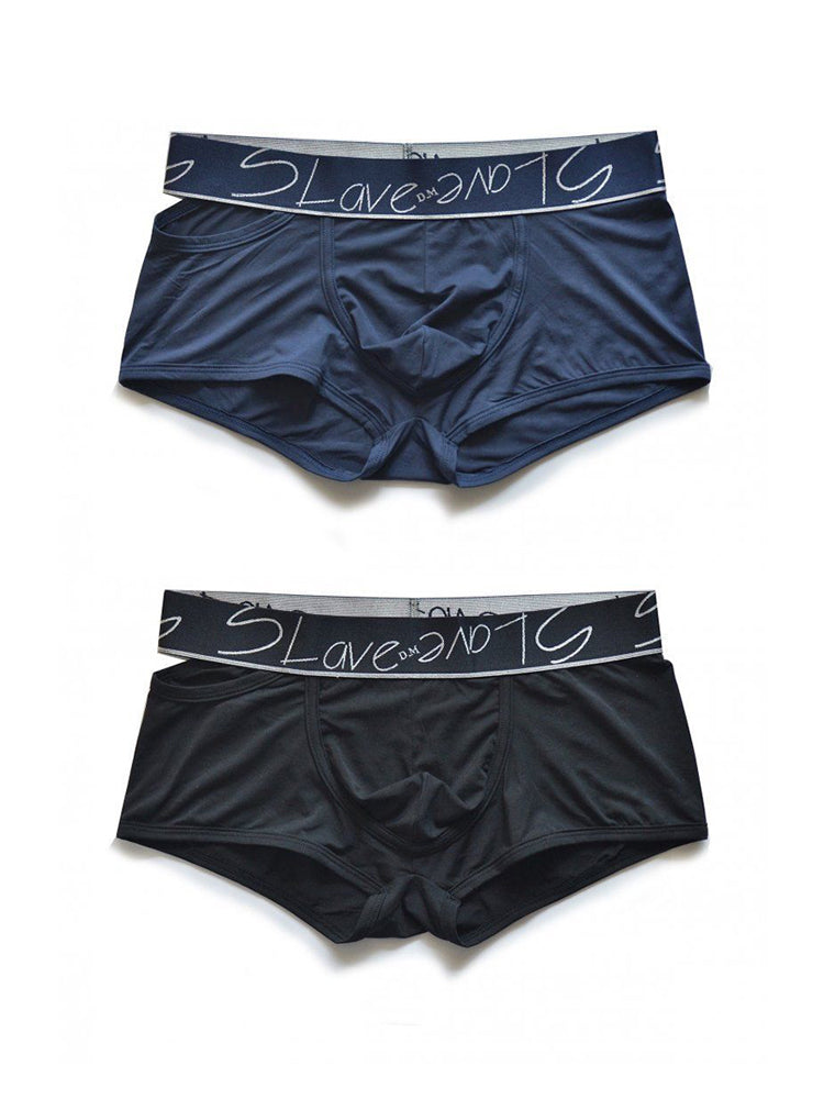 2 Pack Men's Stylish Breathable Modal Sports Trunks