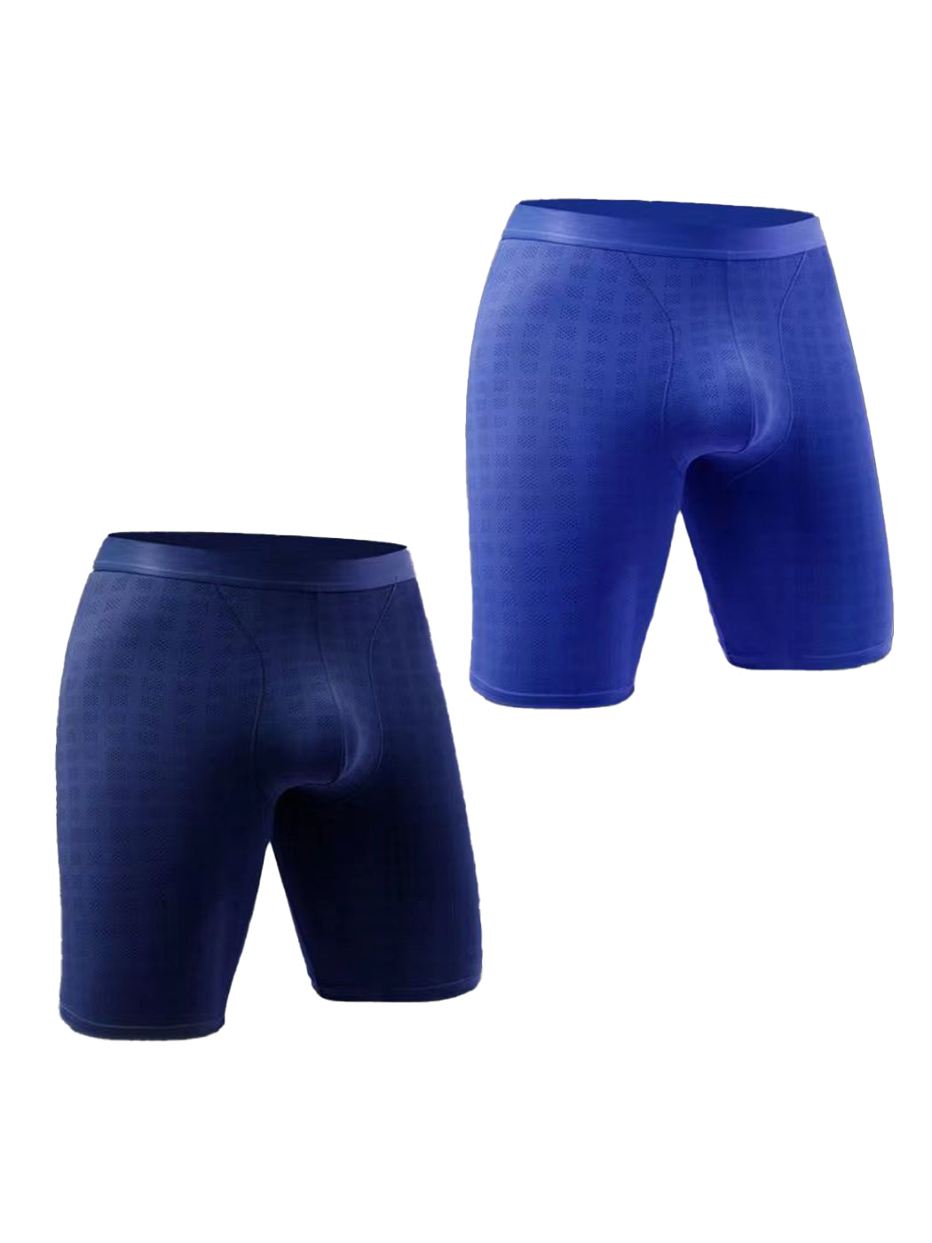 2 Pack Men's Front Pouch Mesh Boxer Briefs