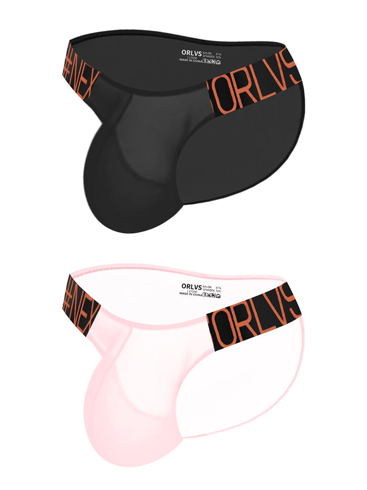 2-Pack Breathable Comfort High Slit Men's Briefs