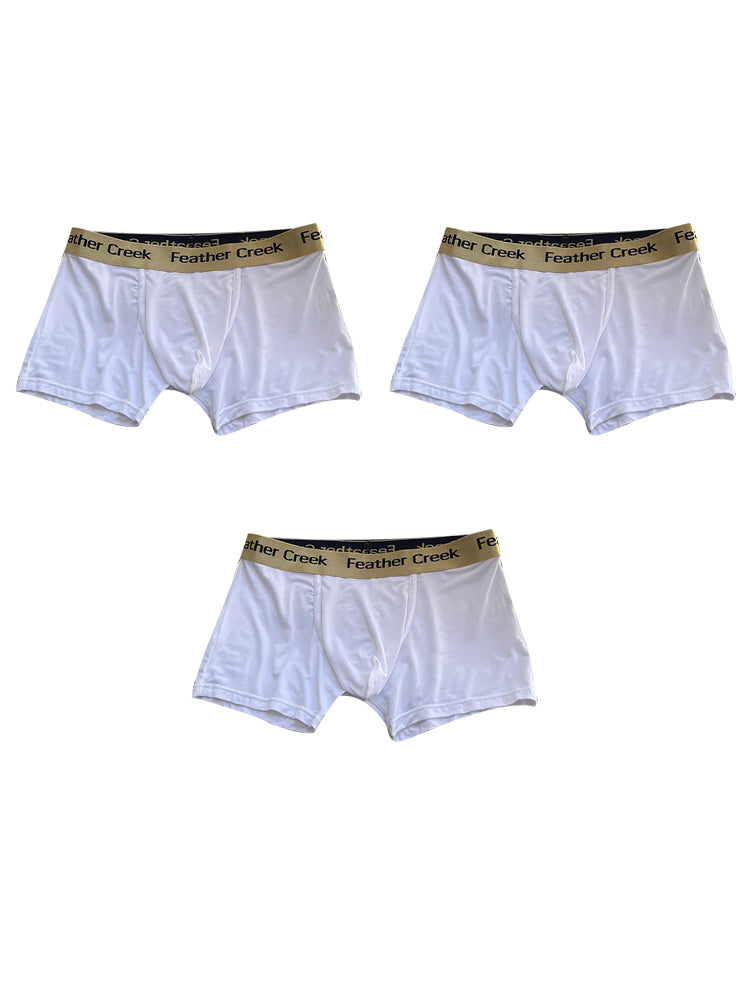 3 Pack Men's U-Shaped Large Pouch Breathable Comfortable Trunks