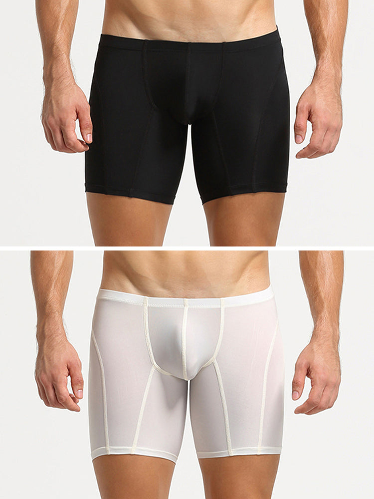 メンズUポーチローライズボクサーブリーフ2枚組