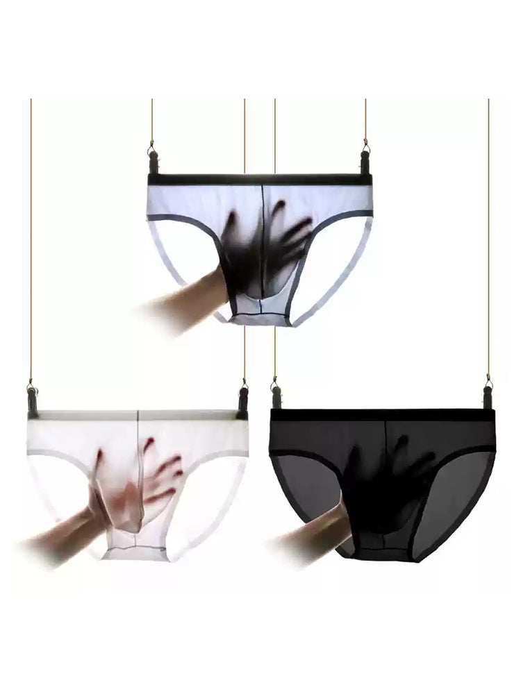 メンズ通気性シームレス薄手ブリーフ