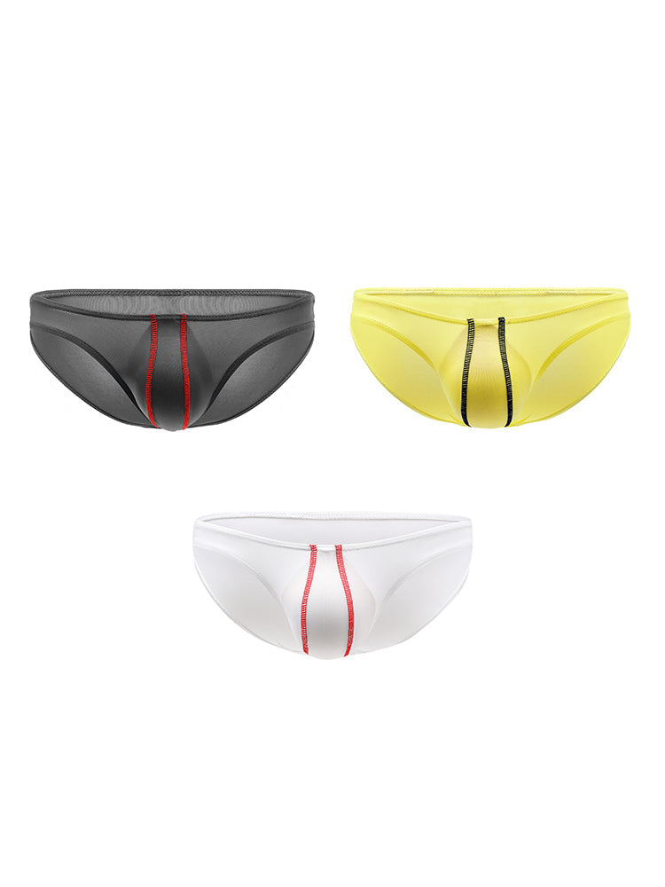 3 Pack Men's U-Pouch Low-Rise Briefs