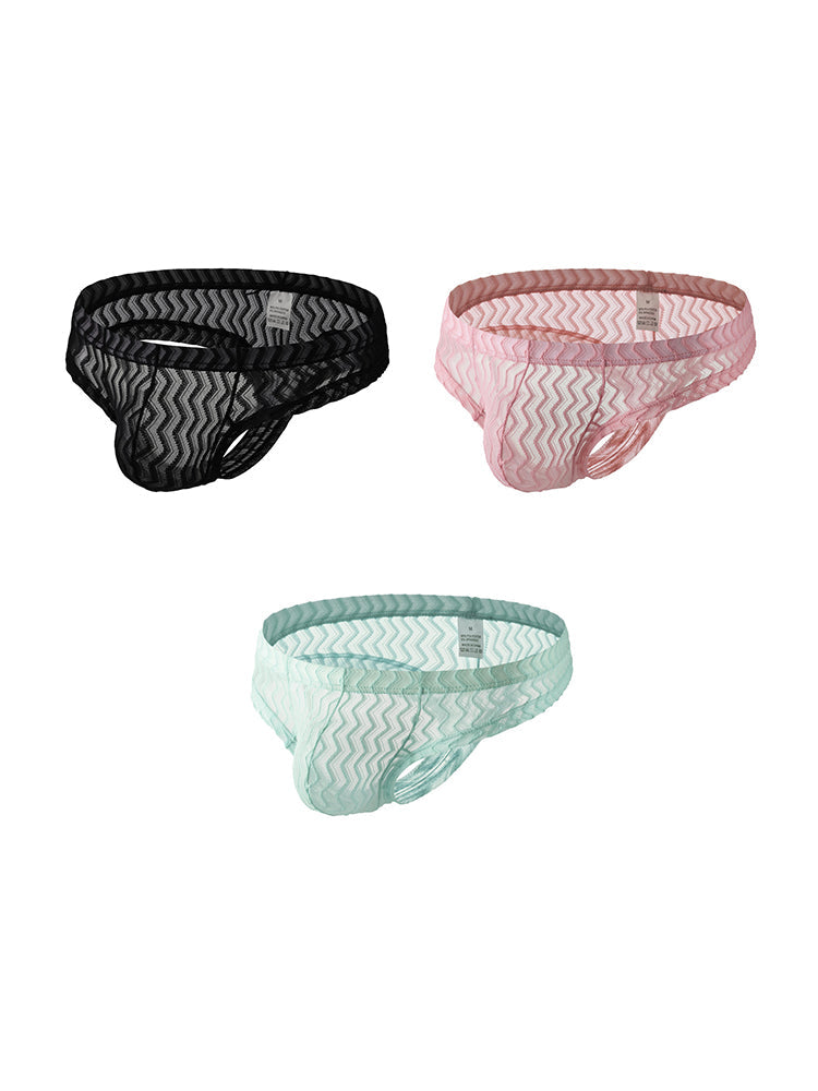 3-pack Men's Sexy Lace Thong