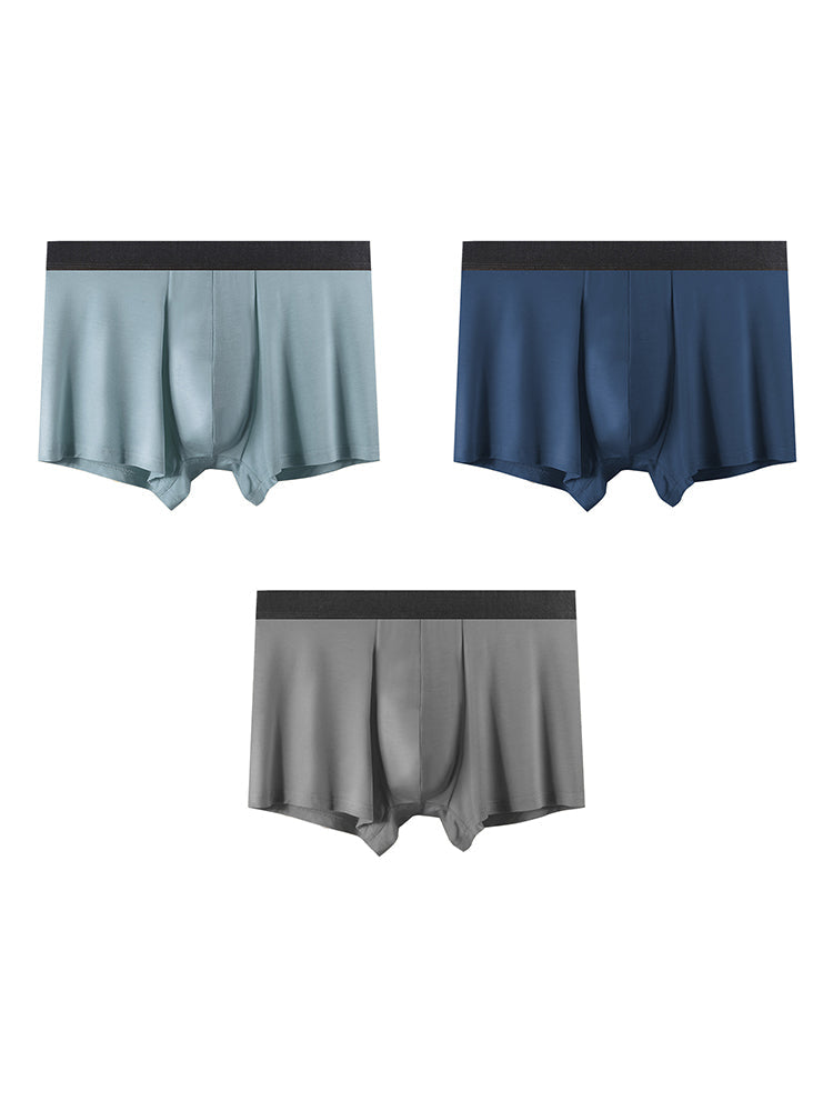 3-pack Men's Sports Antibacterial Graphene Boxer Shorts