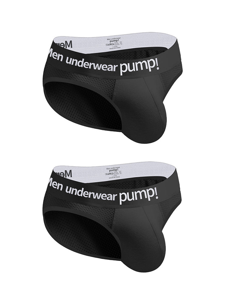 メンズ スポーツ メッシュ 通気性ブリーフ 2枚組