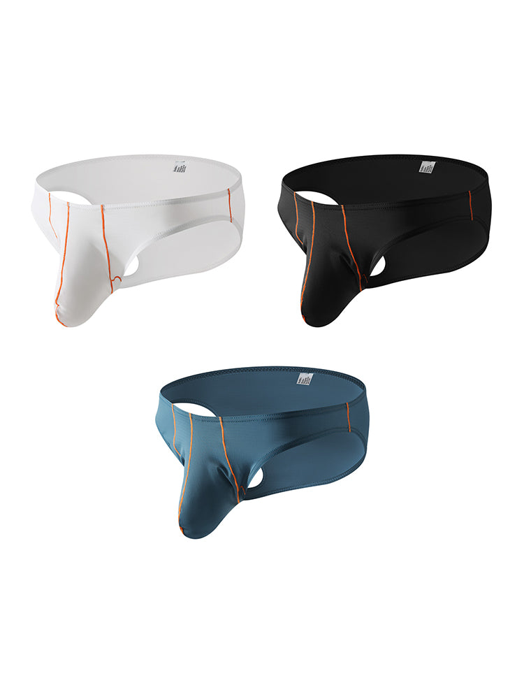 メンズUポーチアイスシルクブリーフ3枚組