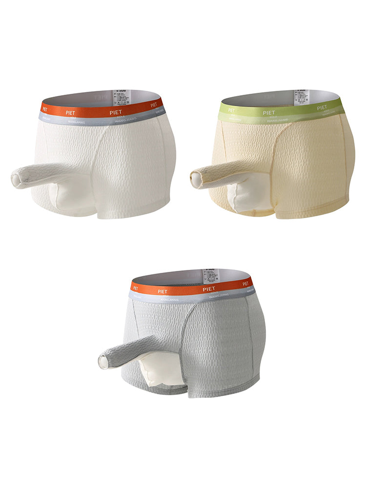 3 Pack Separate Pouch Trunks with Open Fly