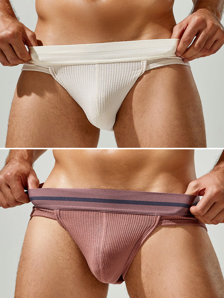 Sexy Spliced Color Briefs For Men