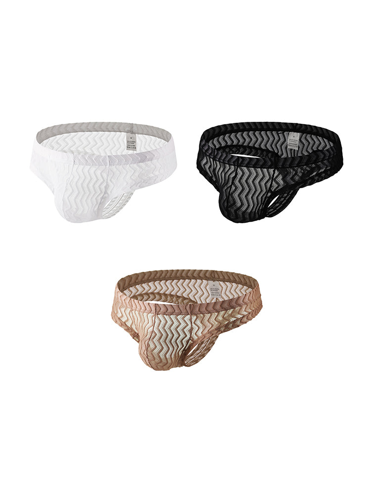 3-pack Men's Sexy Lace Thong