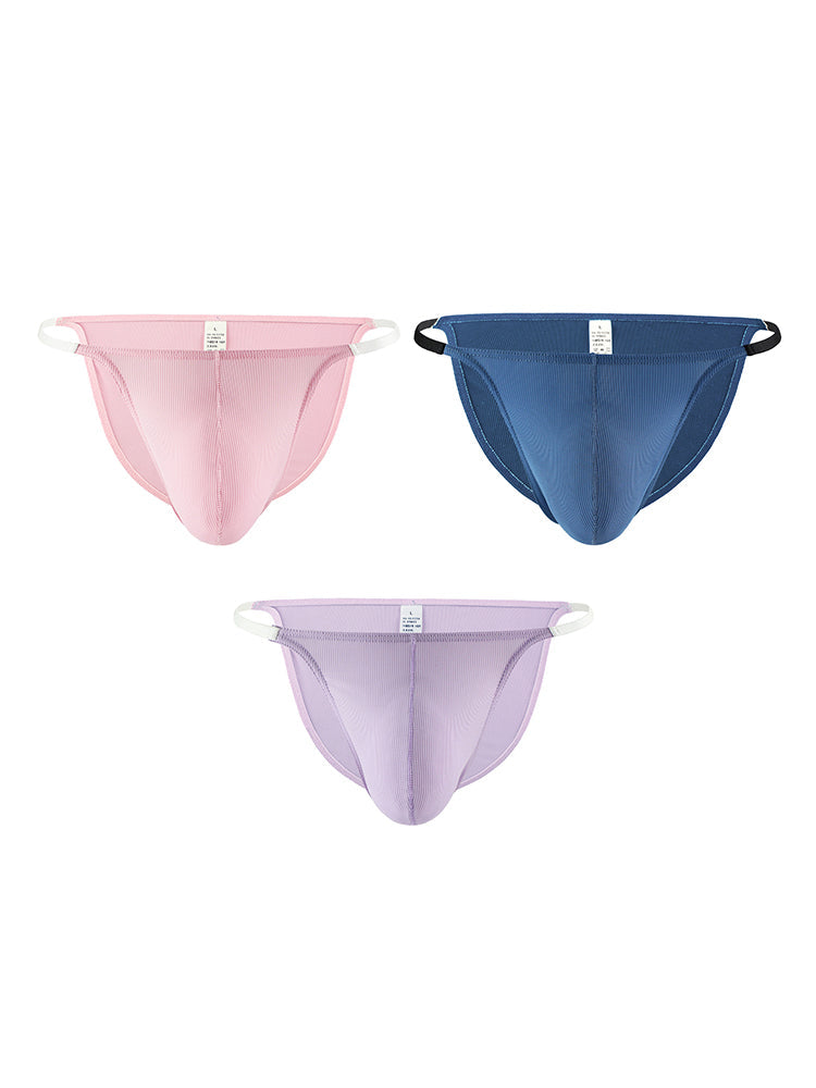 Men's Sexy Big Support Pouch Low-rise String Bikini