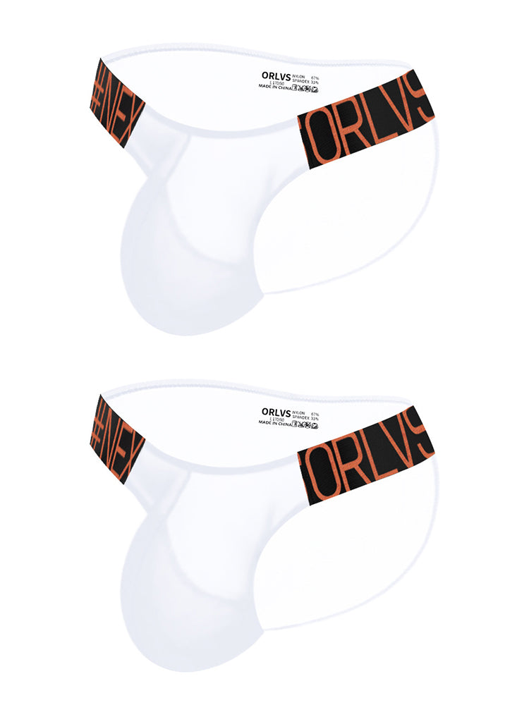 2-Pack Breathable Comfort High Slit Men's Briefs