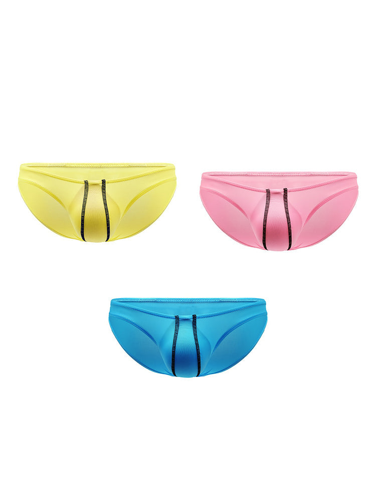 3 Pack Men's U-Pouch Low-Rise Briefs