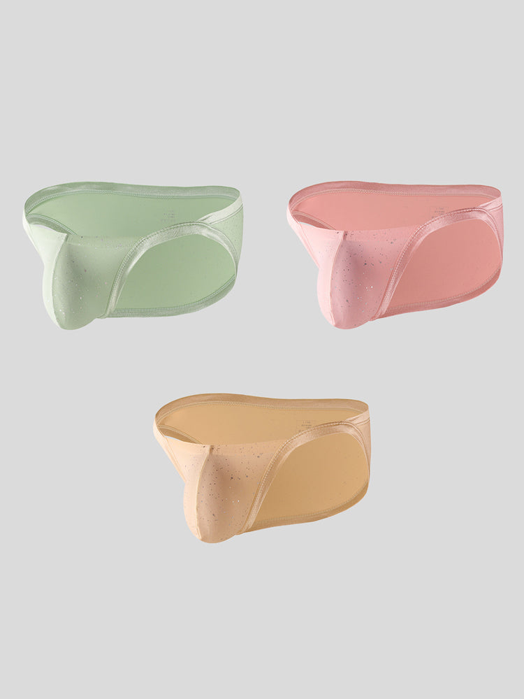 3 Pack Men's U-Convex Pouch Sexy Briefs