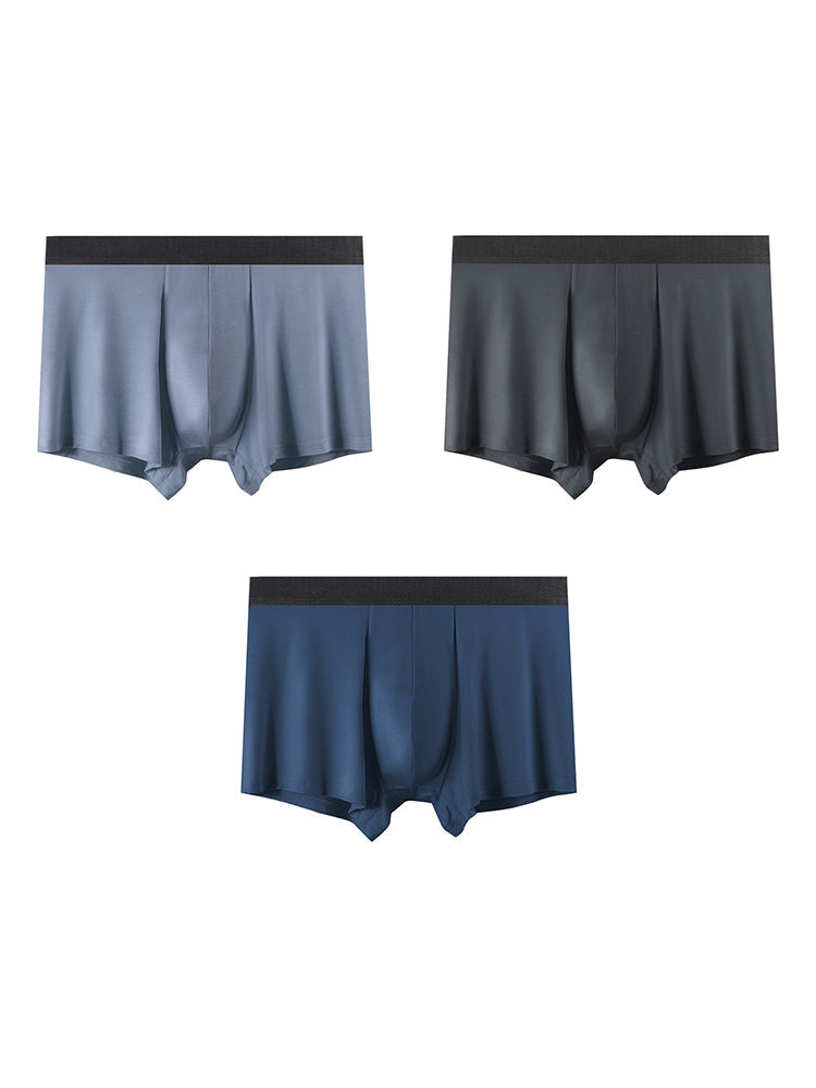 3-pack Men's Sports Antibacterial Graphene Boxer Shorts