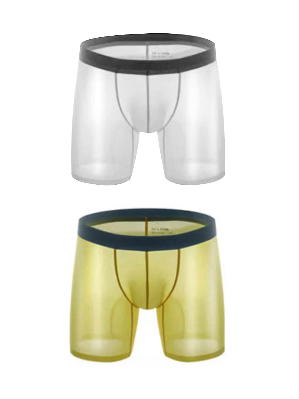 2 Pack Men's Breathable Athletic Mesh Boxer Briefs