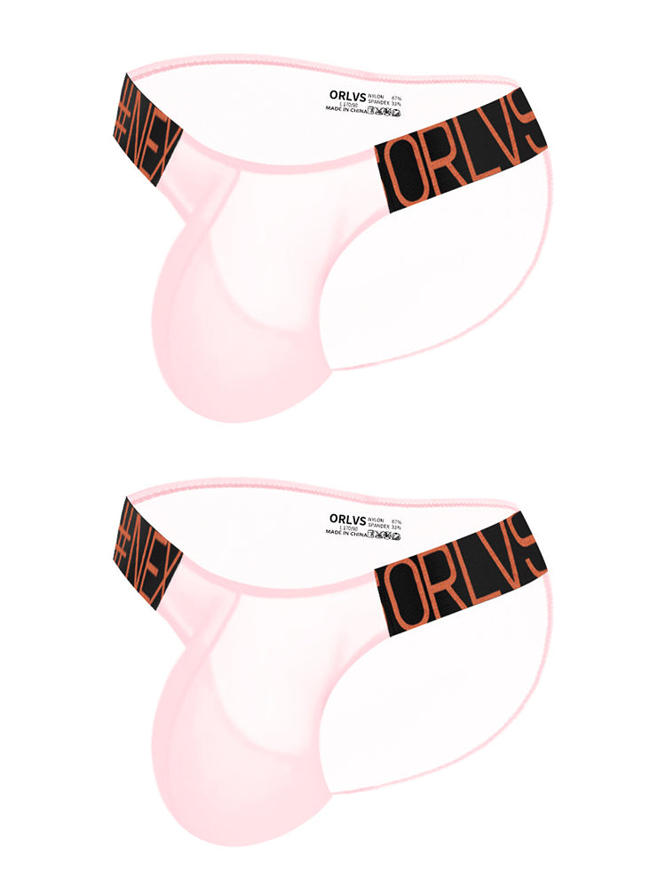 2-Pack Breathable Comfort High Slit Men's Briefs