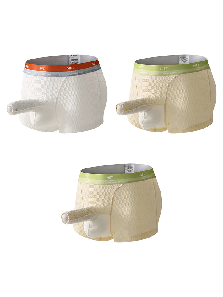 3 Pack Separate Pouch Trunks with Open Fly