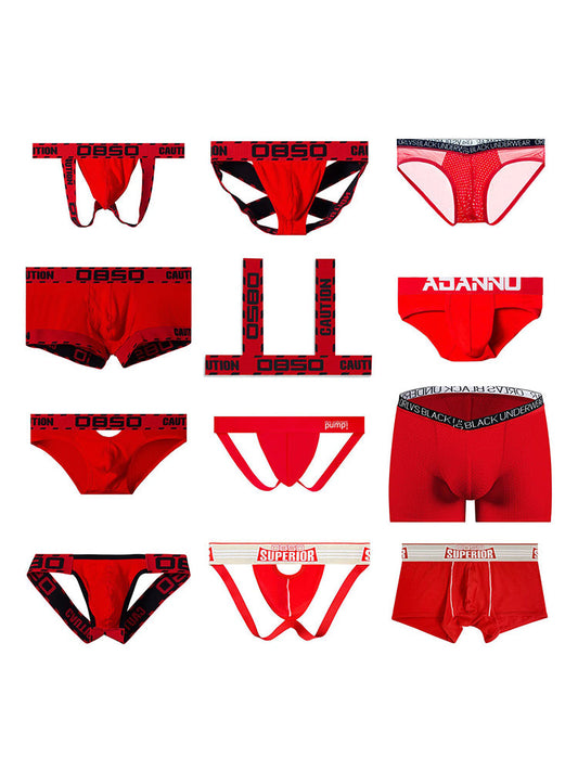 Men's Low-Rise Solid Sport Underwear