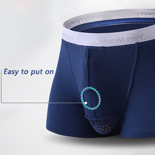 Cotton Ball Pouch Separate Men's Boxer Briefs