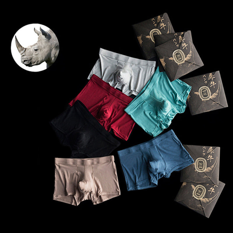 Mens Modal U Convex Pouch Boxer Briefs