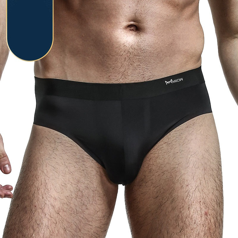 3 Pack Double Layer Silk Snug-fit Men's Underwear