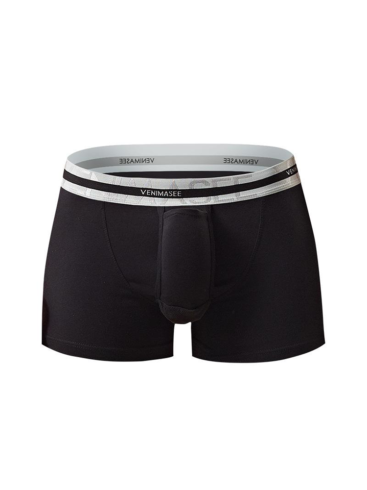 Men's Separate Ball Pouch Cotton Trunks