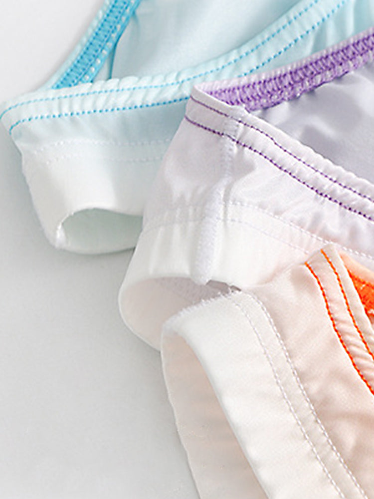 3 Pack Men's Sensual Silk-Like Loose Gradient Color Bikini