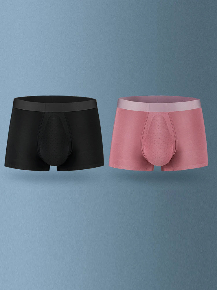 Men's Seamless Trunks with Organic Latex Support Cup