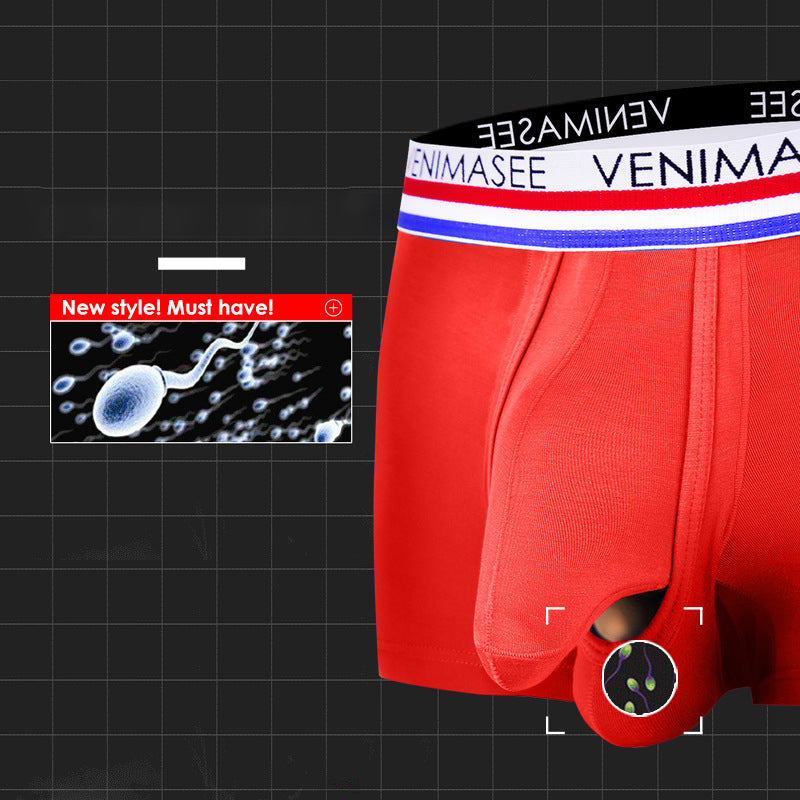 Modal Underwear Separate Pouch Boxer Briefs