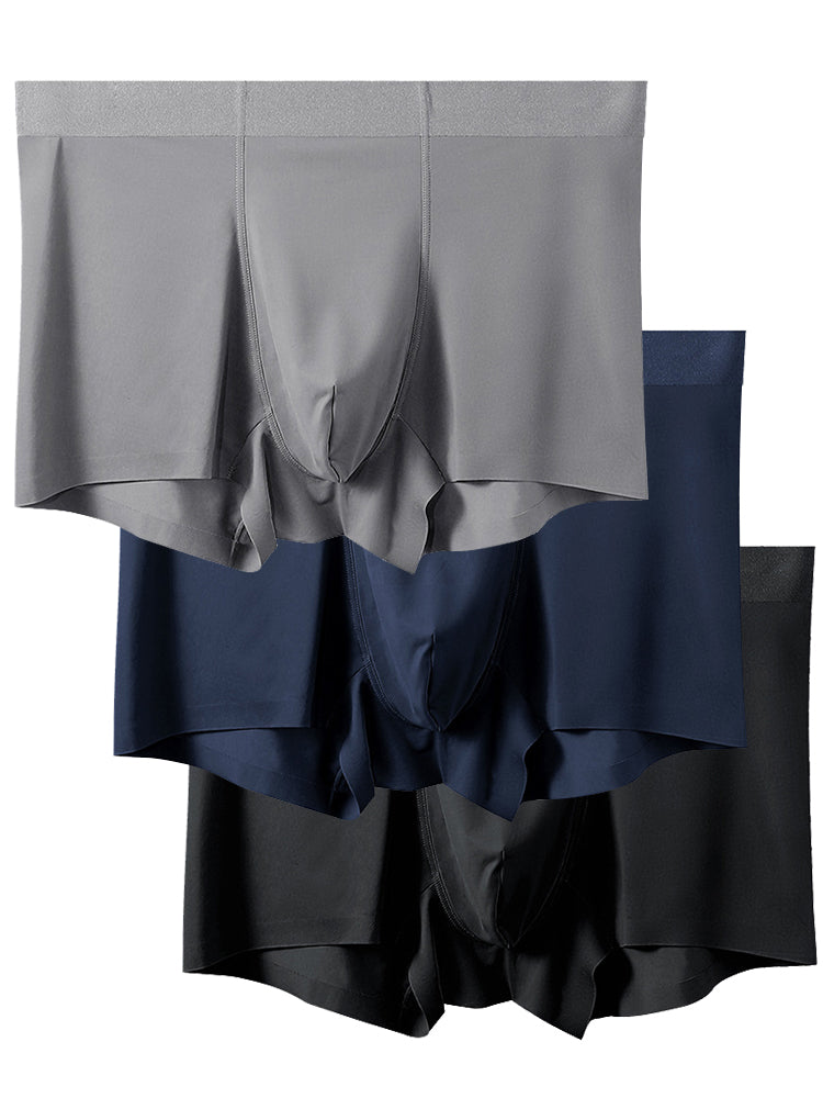 3 Pack Mesh Breathable Ice Silk Underwear