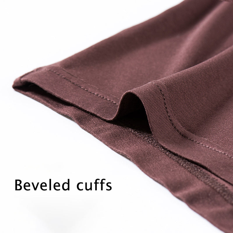 Modal Ultra-soft Solid Mid-waist Men's Boxer Briefs